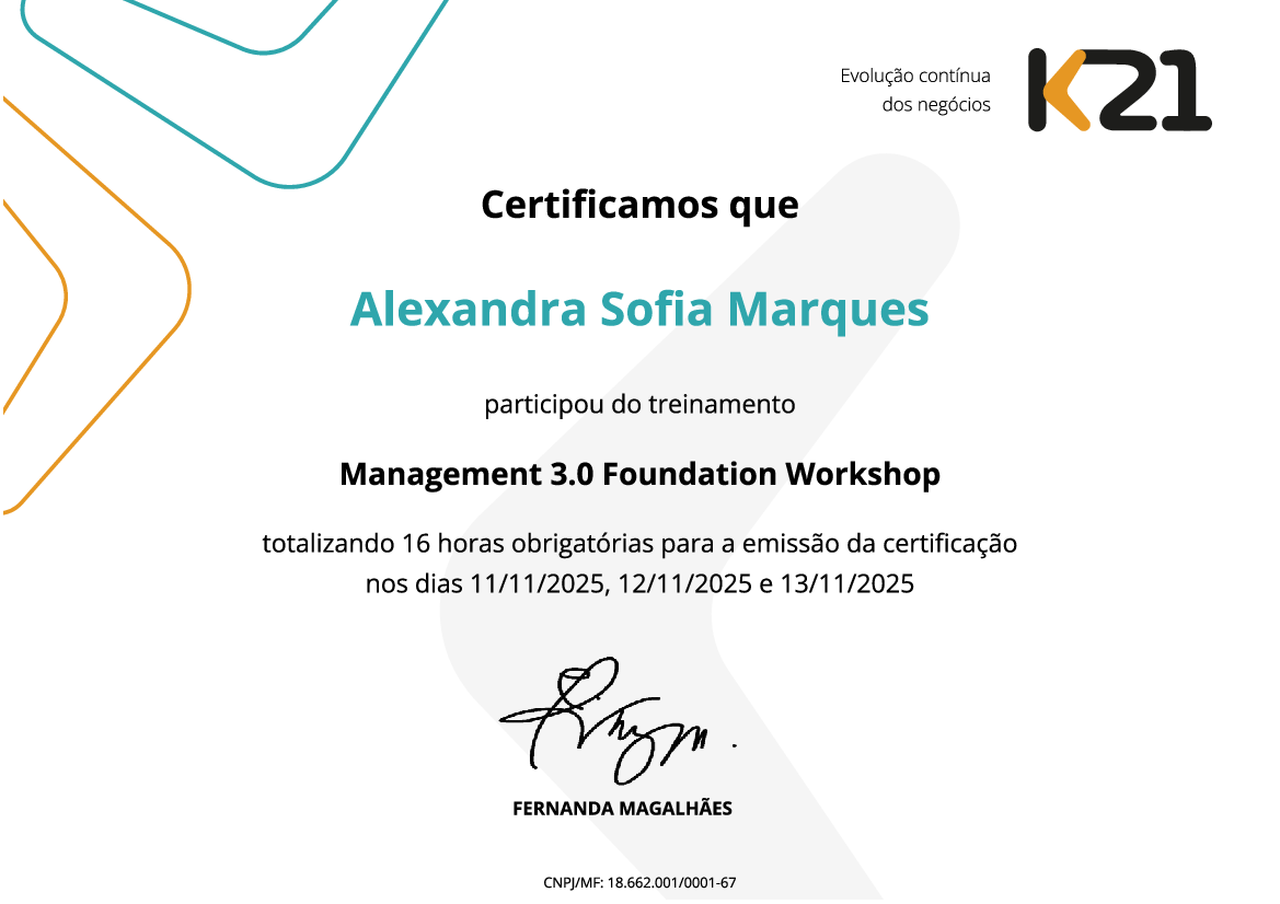 Certificado K21